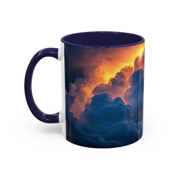 Our "Storm Light" design Accent Coffee Mug, Perfect for Wedding Gifts, Inspirational Decor, Beauty of God's Creation, Tea Cup, Ceramic - Image 7