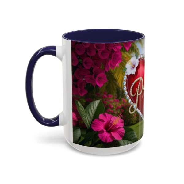Our "Praise" 'Solid Red Heart' Inspirational Design Accent Coffee Mug, Perfect for Wedding Gifts, Love & Faith Decor, Philippians 4:8 - Image 23