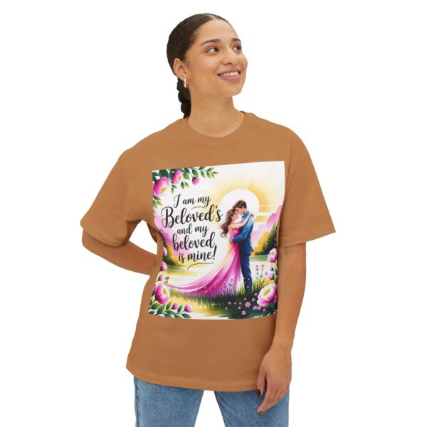 Our "I am my Beloved's" Biblical Unisex Tee Inspirational Christian Tshirt for Men and Women, Oversized Shirt, Boxy Top Tee Shirt - Image 19