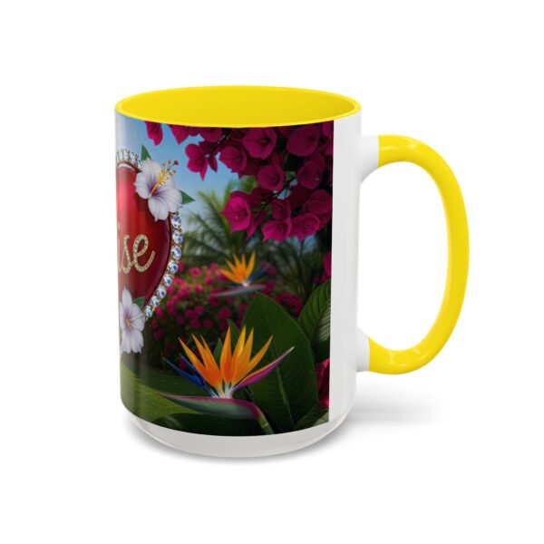 Our "Praise" 'Solid Red Heart' Inspirational Design Accent Coffee Mug, Perfect for Wedding Gifts, Love & Faith Decor, Philippians 4:8 - Image 62