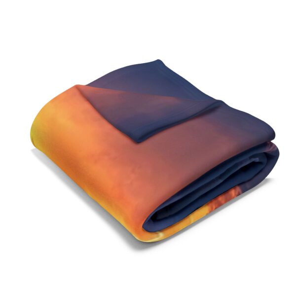 Our "Fire Inside" 'storm lights' Arctic Fleece Blanket, Cozy Throw for Warmth, Home Decor, Gift for Her, Unique Cozy Gift, Inspirational Blanket - Image 4