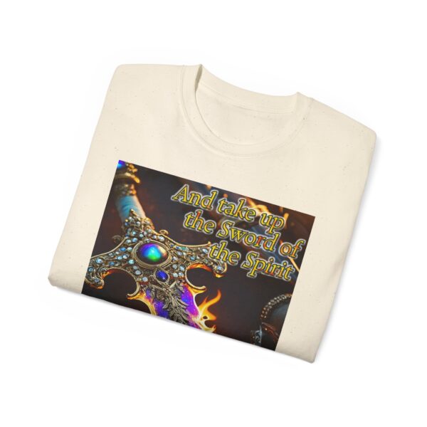 Our "Sword of the Spirit" Inspirational Bible Verse Design Unisex Cotton T-Shirt Philippians 4:8 Faith Apparel Spiritual Warfare gift - Image 20