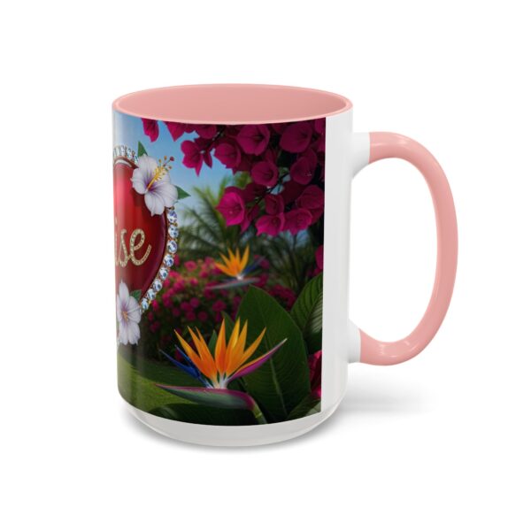 Our "Praise" 'Solid Red Heart' Inspirational Design Accent Coffee Mug, Perfect for Wedding Gifts, Love & Faith Decor, Philippians 4:8 - Image 26