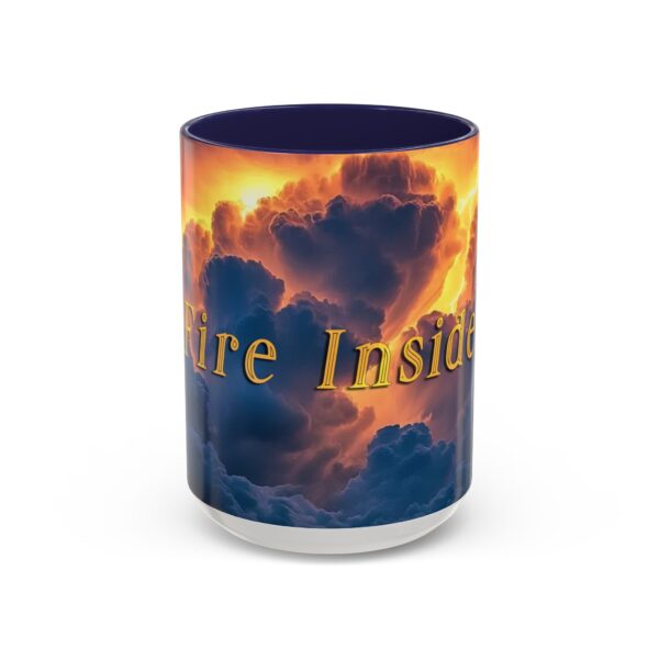 Our 'Storm Light' "Fire Inside" design Accent Coffee Mug, Perfect for Wedding Gifts, Inspirational Beauty of God's Creation, Tea Cup Ceramic - Image 21
