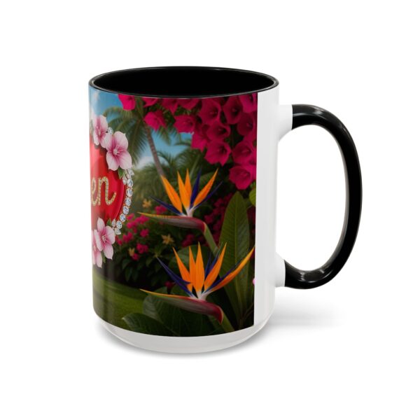 Our "Amen" Inspirational 'Solid Red Heart' Design Accent Coffee Mug, Perfect for Wedding Gifts, Love & Faith Decor, Philippians 4:8 - Image 18