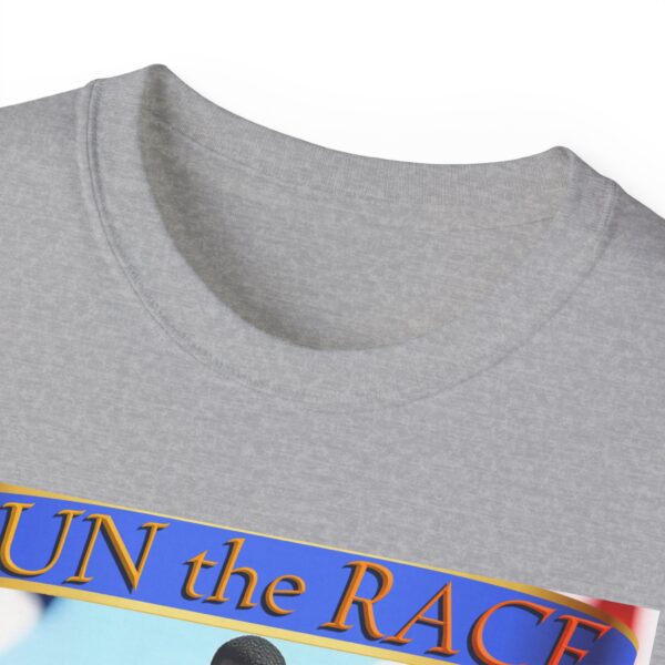 Our "RUN the RACE to WIN" Biblical, Inspirational Christian Unisex Cotton T-Shirt, Faith Spiritual Apparel, Love Gift - Image 11