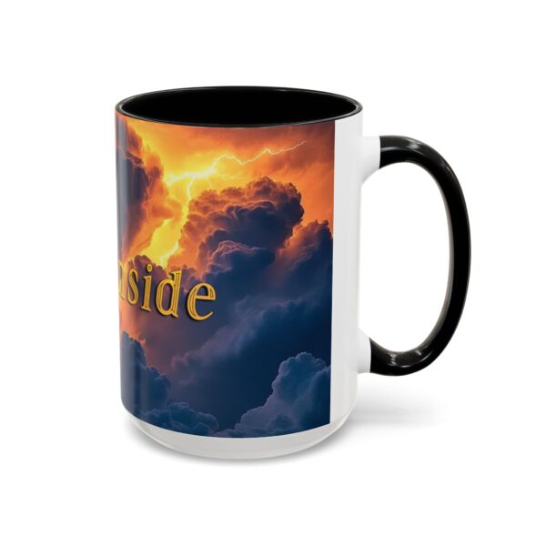 Our 'Storm Light' "Fire Inside" design Accent Coffee Mug, Perfect for Wedding Gifts, Inspirational Beauty of God's Creation, Tea Cup Ceramic - Image 18