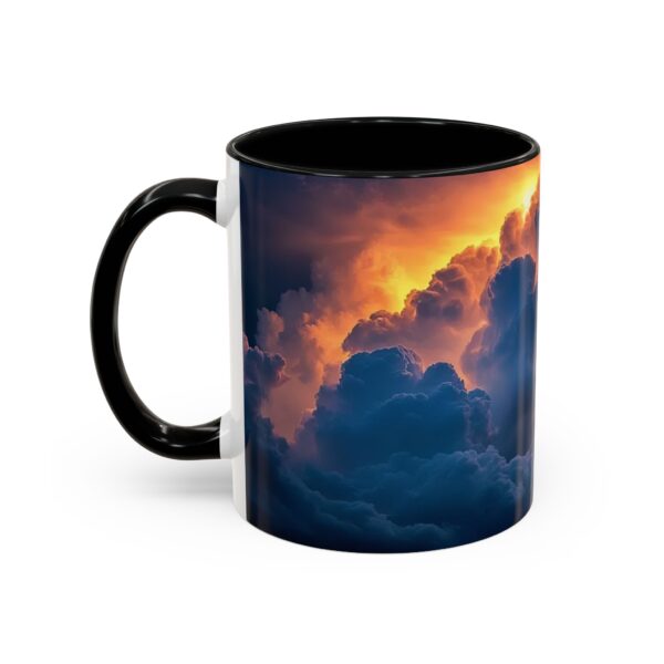 Our "Storm Light" design Accent Coffee Mug, Perfect for Wedding Gifts, Inspirational Decor, Beauty of God's Creation, Tea Cup, Ceramic - Image 3
