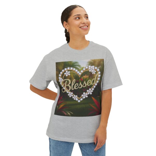 Our "Blessed" Biblical 'Garden' Unisex Tee Inspirational Christian Tshirt for Men and Women, Oversized Shirt, Boxy Top, Unisex Tee Shirt - Image 31