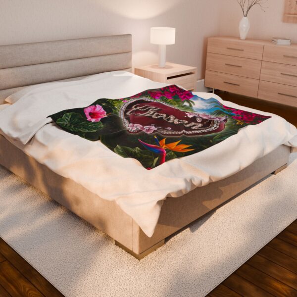 Our Beautiful "Chosen" 'Solid Red Heart' Inspirational Velveteen Plush Throw Blanket A Cozy Gift for Anniversary, Wedding Faith Home Decor Bedding - Image 8