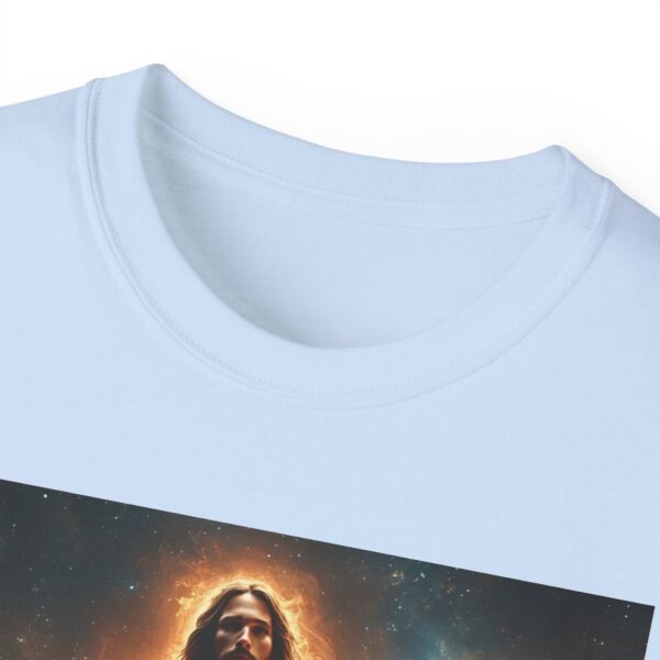 Our majestic "Our God is a Consuming Fire" Inspirational Christian Unisex Cotton T-Shirt, Faith Spiritual Apparel, Gift for Christians - Image 35