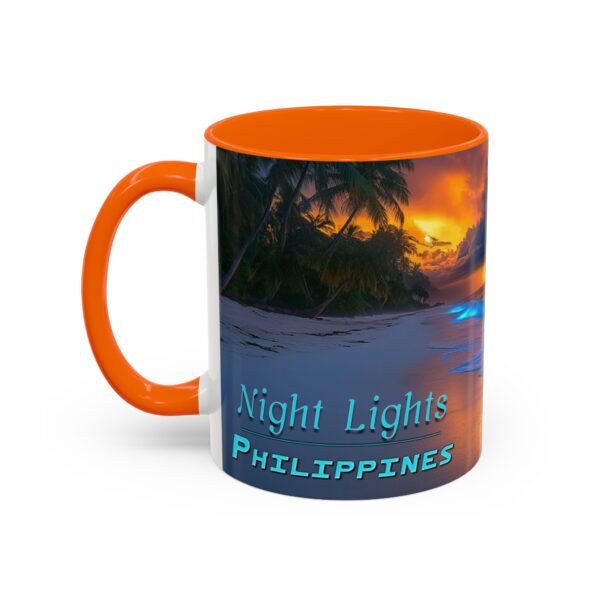 Our "Night Lights-Philippines" design Accent Coffee Mug, Perfect for Wedding Gifts, Inspirational Decor Beauty of God's Creation Tea Ceramic - Image 43