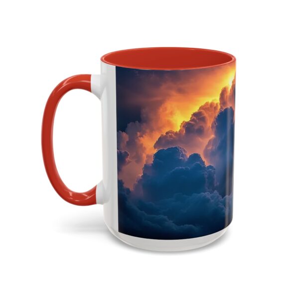 Our "Storm Light" design Accent Coffee Mug, Perfect for Wedding Gifts, Inspirational Decor, Beauty of God's Creation, Tea Cup, Ceramic - Image 31