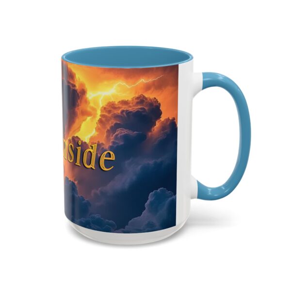 Our 'Storm Light' "Fire Inside" design Accent Coffee Mug, Perfect for Wedding Gifts, Inspirational Beauty of God's Creation, Tea Cup Ceramic - Image 38