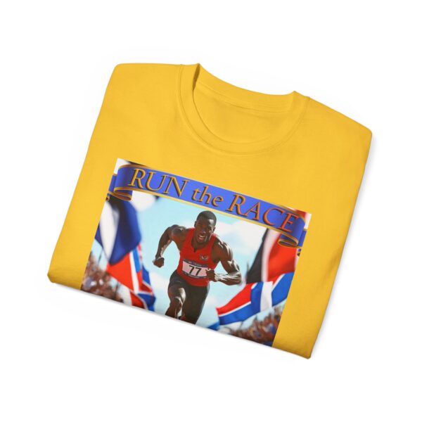 Our "RUN the RACE to WIN" Biblical, Inspirational Christian Unisex Cotton T-Shirt, Faith Spiritual Apparel, Love Gift - Image 28