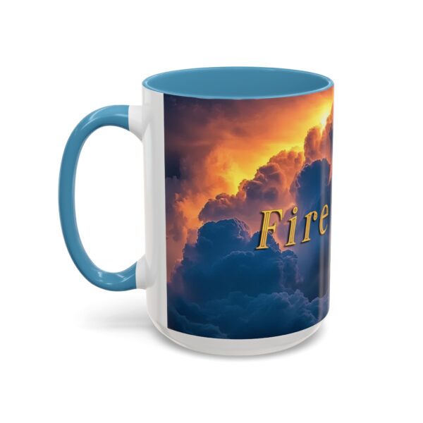 Our 'Storm Light' "Fire Inside" design Accent Coffee Mug, Perfect for Wedding Gifts, Inspirational Beauty of God's Creation, Tea Cup Ceramic - Image 39