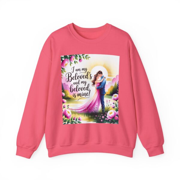 Crewneck Lightweight Sweatshirt with our "I am my Beloved's" Vintage Inspired Sweatshirt, Couple's Gift, Weddings, Anniversaries, Biblical, Song of Solomon - Image 41