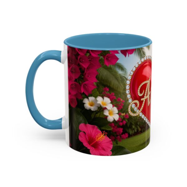 Our "Amen" Inspirational 'Solid Red Heart' Design Accent Coffee Mug, Perfect for Wedding Gifts, Love & Faith Decor, Philippians 4:8 - Image 35