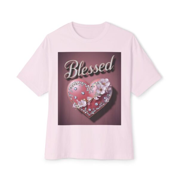 Our "BLESSED" Biblical Unisex Tee - Inspirational Christian Tshirt for Men and Women, Religious Oversized Shirt, Boxy Top, Unisex Tee Shirt, - Image 9