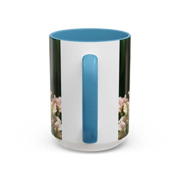 Our "Amen" Inspirational 'Elaborate Red Flowers Heart' design Accent Coffee Mug, Perfect for Wedding Gifts, Love & Faith Decor, Philippians 4:8 - Image 40