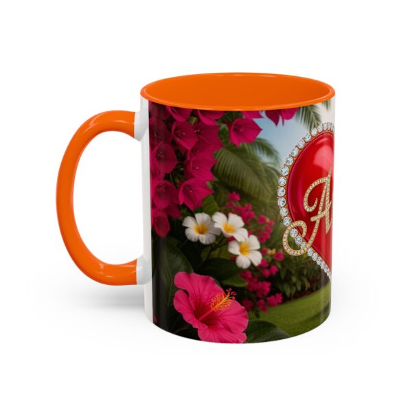 Our "Amen" Inspirational 'Solid Red Heart' Design Accent Coffee Mug, Perfect for Wedding Gifts, Love & Faith Decor, Philippians 4:8 - Image 43