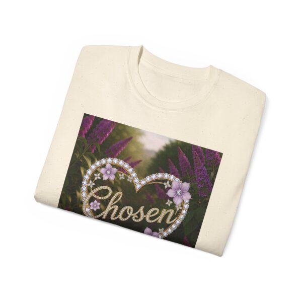 Our "Chosen" Inspirational 'Diamond Ring Heart Design Vintage Christian Faith Apparel Unisex Cotton T-Shirt Thoughtful Quote Philippians 4:8 - Image 20