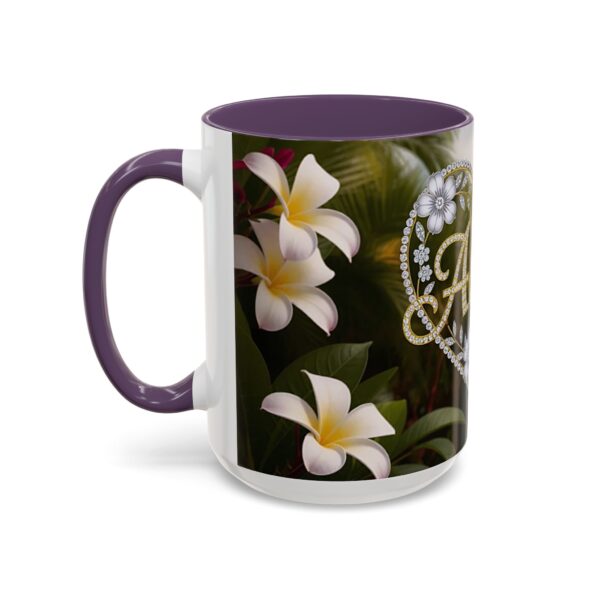 Our "Amen" Inspirational 'Diamond Ring Heart' Design Accent Coffee Mug, Perfect for Wedding Gifts, Love & Faith Decor, Philippians 4:8 - Image 59