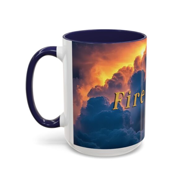 Our 'Storm Light' "Fire Inside" design Accent Coffee Mug, Perfect for Wedding Gifts, Inspirational Beauty of God's Creation, Tea Cup Ceramic - Image 23