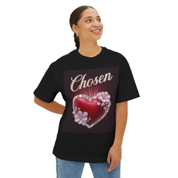 Our "CHOSEN" Inspirational Bible Verse Christian Unisex Tee, Religious Oversized Shirt, Boxy Top, Spiritual Tshirt, Gift for Christians - Image 11