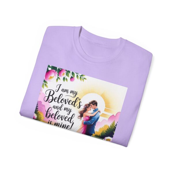 Our Inspirational "I am my Beloved's" Unisex Cotton T-Shirt, Faith Spiritual Apparel, Love Gift, Song of Solomon, Gospel Fashion - Image 48