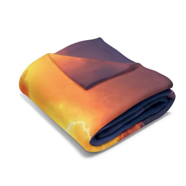 Our "Fire Inside" 'storm lights' Arctic Fleece Blanket, Cozy Throw for Warmth, Home Decor, Gift for Her, Unique Cozy Gift, Inspirational Blanket - Image 11