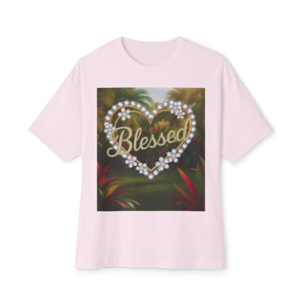 Our "Blessed" Biblical 'Garden' Unisex Tee Inspirational Christian Tshirt for Men and Women, Oversized Shirt, Boxy Top, Unisex Tee Shirt - Image 5