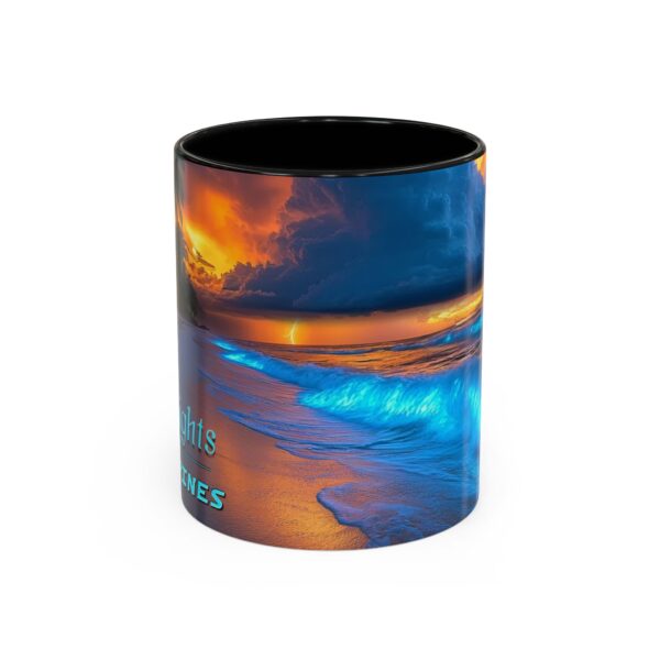Our "Night Lights-Philippines" design Accent Coffee Mug, Perfect for Wedding Gifts, Inspirational Decor Beauty of God's Creation Tea Ceramic - Image 2