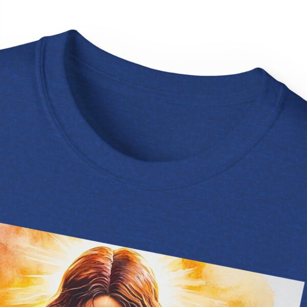 Our "God is Love" series with Jesus hugging a SMALL FAMILY Inspirational Christian Unisex Cotton T-Shirt, Faith Spiritual Apparel, Love Gift - Image 40