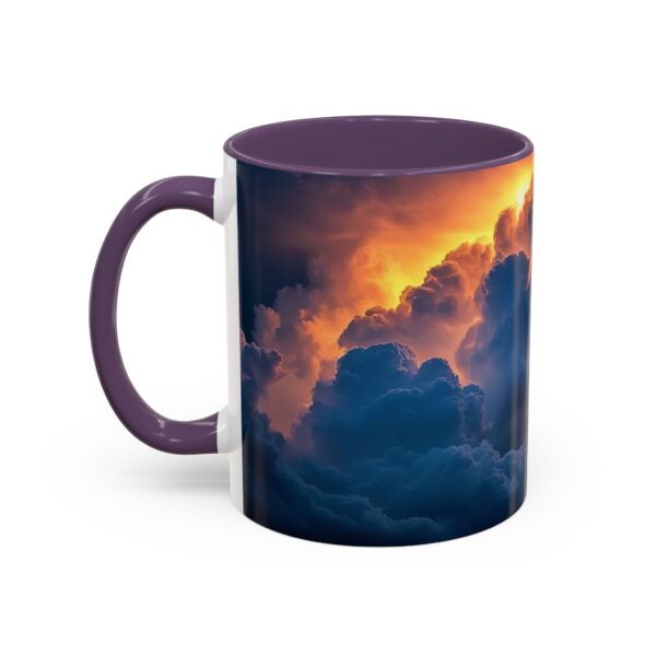Our "Storm Light" design Accent Coffee Mug, Perfect for Wedding Gifts, Inspirational Decor, Beauty of God's Creation, Tea Cup, Ceramic - Image 47