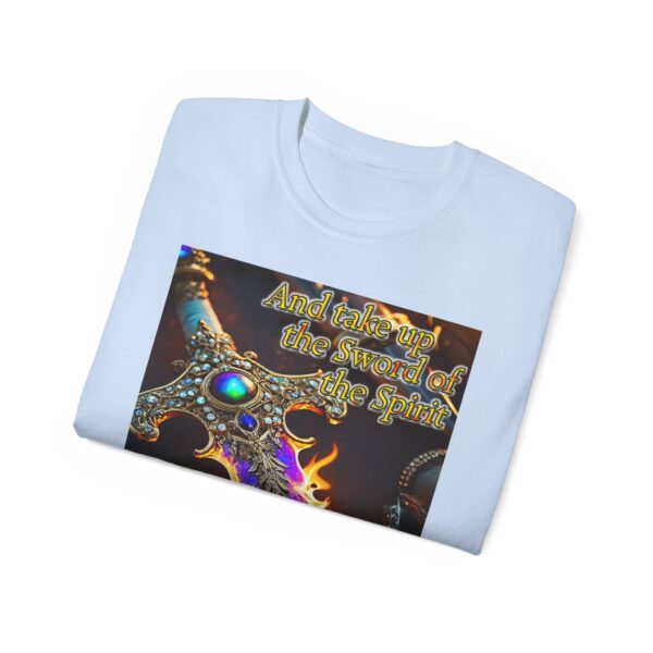 Our "Sword of the Spirit" Inspirational Bible Verse Design Unisex Cotton T-Shirt Philippians 4:8 Faith Apparel Spiritual Warfare gift - Image 36