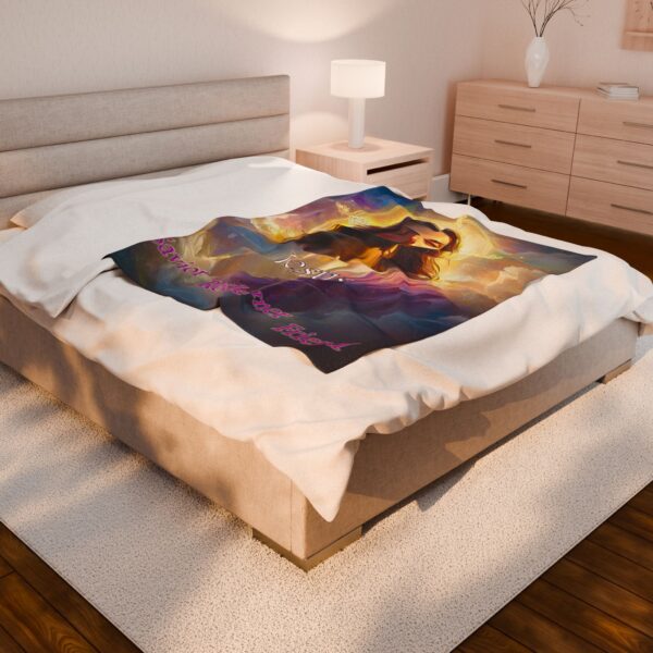 Jesus: Savior, Redeemer, Friend Inspirational Velveteen Plush Blanket - Cozy Gift or Home Decor. Throw, Bedding, Inspirational - Image 8