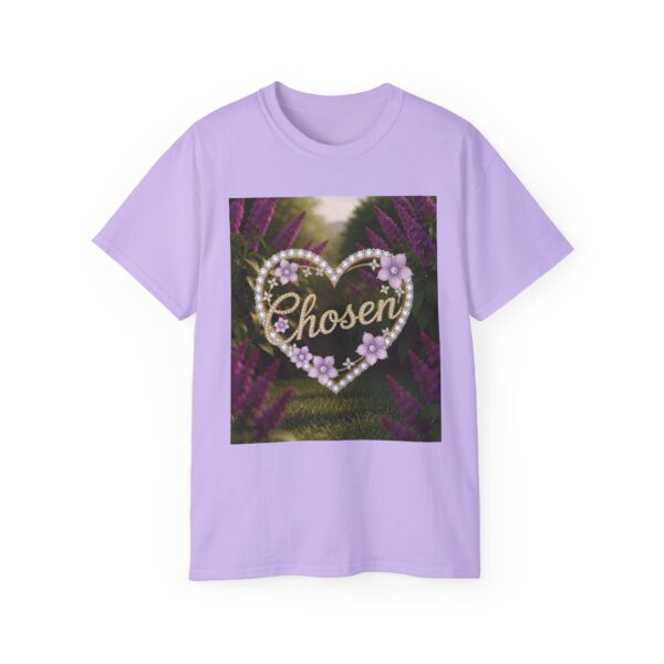 Our "Chosen" Inspirational 'Diamond Ring Heart Design Vintage Christian Faith Apparel Unisex Cotton T-Shirt Thoughtful Quote Philippians 4:8 - Image 45