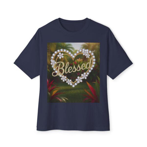 Our "Blessed" Biblical 'Garden' Unisex Tee Inspirational Christian Tshirt for Men and Women, Oversized Shirt, Boxy Top, Unisex Tee Shirt - Image 33