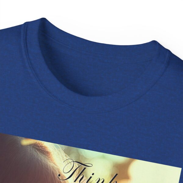 Inspirational 'Kitten Kisses' "Think on these things" Vintage Christian Faith Apparel Unisex Cotton T-Shirt, Pet Lover Cute Thoughtful Quote - Image 39