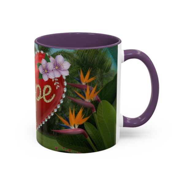 Our "Hope" 'Solid Red Heart' Inspirational design! Accent Coffee Mug, Perfect for Wedding Gifts, Love Confessions, Inspirational Floral Decor Philippians 4:8 - Image 46