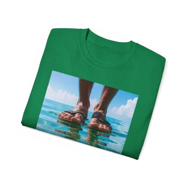 Our "TRUST" 'Walk on water' Inspirational Design Vintage Christian Faith Apparel Unisex Cotton T-Shirt Thoughtful Quote Trust in God - Image 36