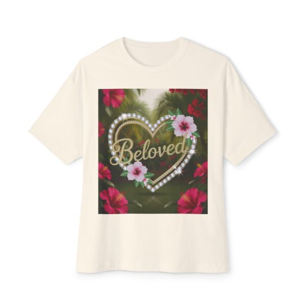 Our "BELOVED" Biblical 'Garden' Unisex Tee Inspirational Christian Tshirt for Men and Women, Oversized Shirt, Boxy Top Tee Shirt - Image 13