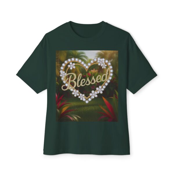 Our "Blessed" Biblical 'Garden' Unisex Tee Inspirational Christian Tshirt for Men and Women, Oversized Shirt, Boxy Top, Unisex Tee Shirt - Image 25