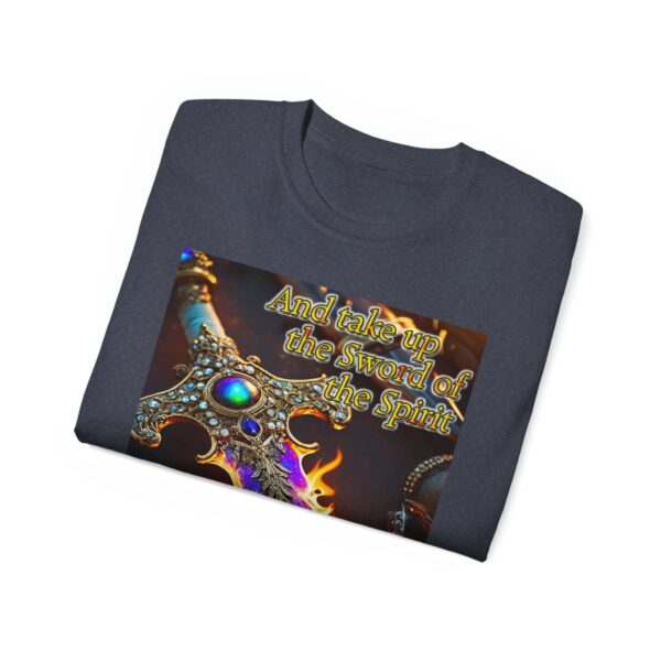 Our "Sword of the Spirit" Inspirational Bible Verse Design Unisex Cotton T-Shirt Philippians 4:8 Faith Apparel Spiritual Warfare gift - Image 44