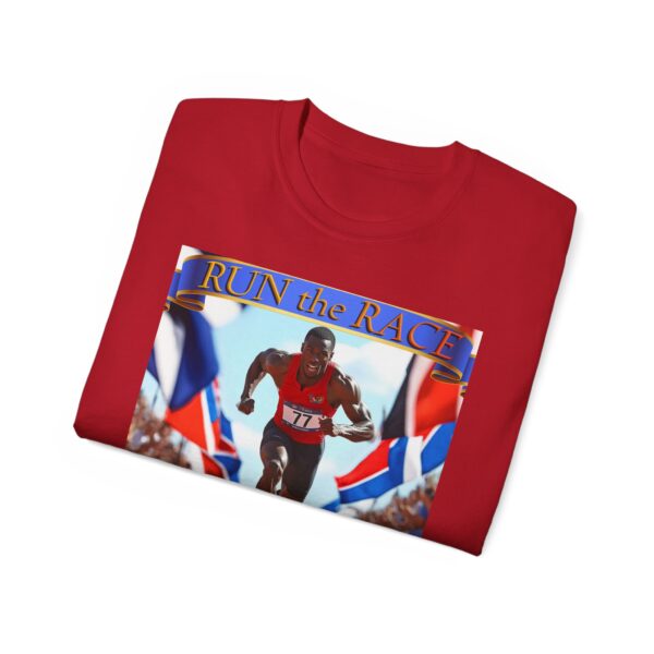 Our "RUN the RACE to WIN" Biblical, Inspirational Christian Unisex Cotton T-Shirt, Faith Spiritual Apparel, Love Gift - Image 60
