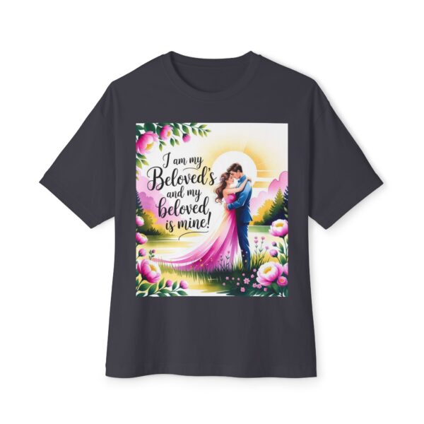Our "I am my Beloved's" Biblical Unisex Tee Inspirational Christian Tshirt for Men and Women, Oversized Shirt, Boxy Top Tee Shirt - Image 21