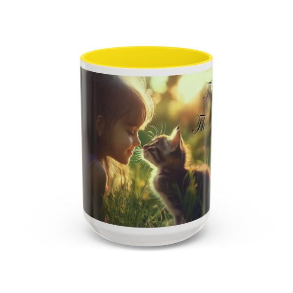 Our 'Kitten Kisses' "Think on these things" Inspirational Coffee Mug Perfect for Christian Gift Birthday Coffee & Cat Lover Philippians 4:8 - Image 61
