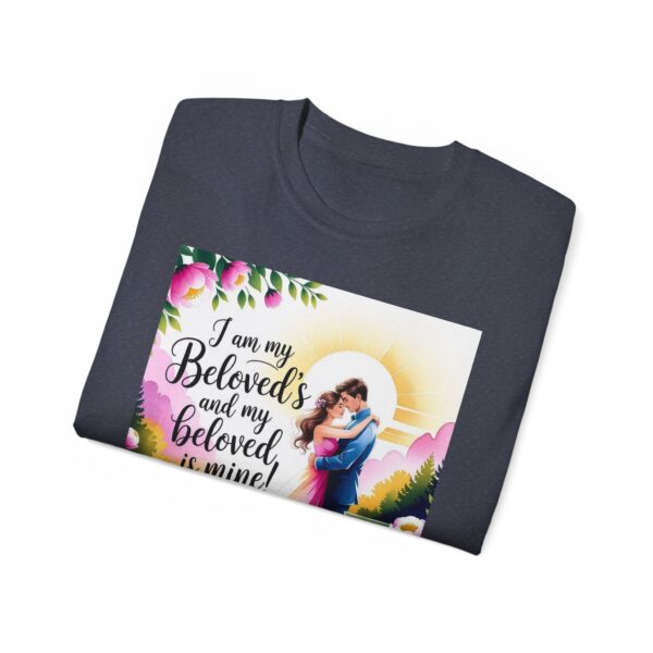 Our Inspirational "I am my Beloved's" Unisex Cotton T-Shirt, Faith Spiritual Apparel, Love Gift, Song of Solomon, Gospel Fashion - Image 44