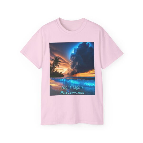Our "Night Lights - Philippines" Inspirational Design Vintage Christian Faith Apparel Unisex Cotton T-Shirt God is Light Philippians 4:8 - Image 49